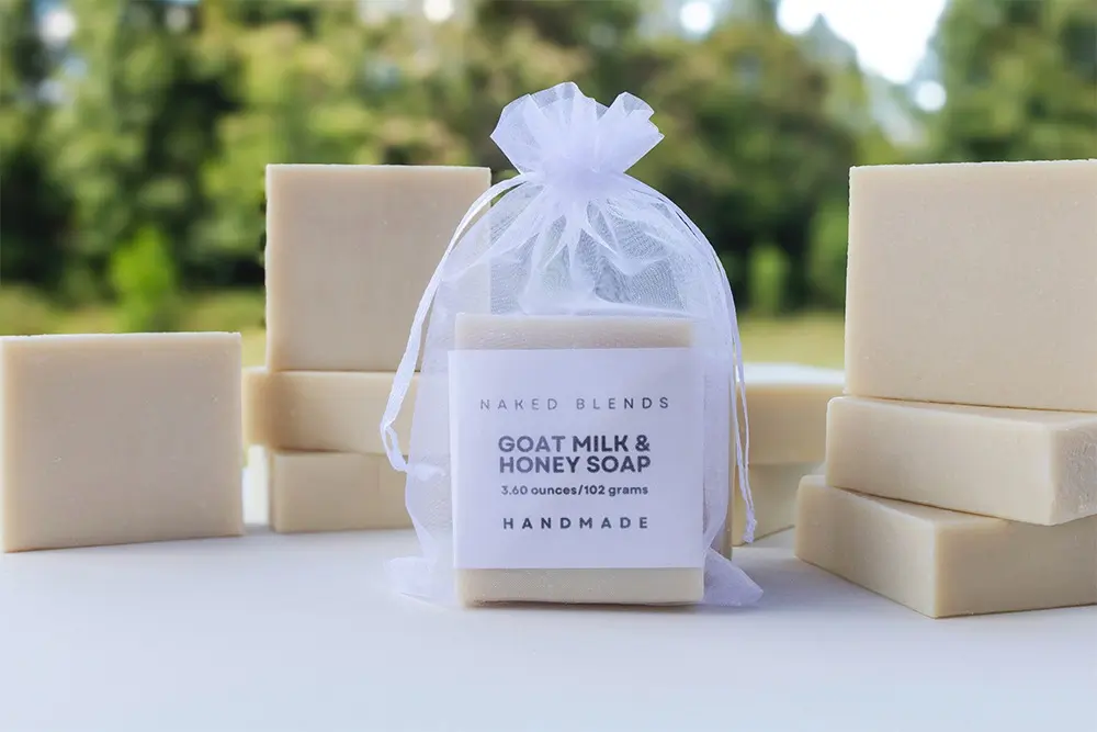 Goat Milk and Honey Soap with natural ingredients