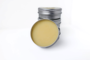 Naked Blends Skin Cream with the lid off.