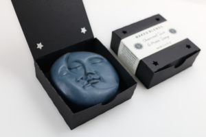Charcoal Sun and Moon Soap Box