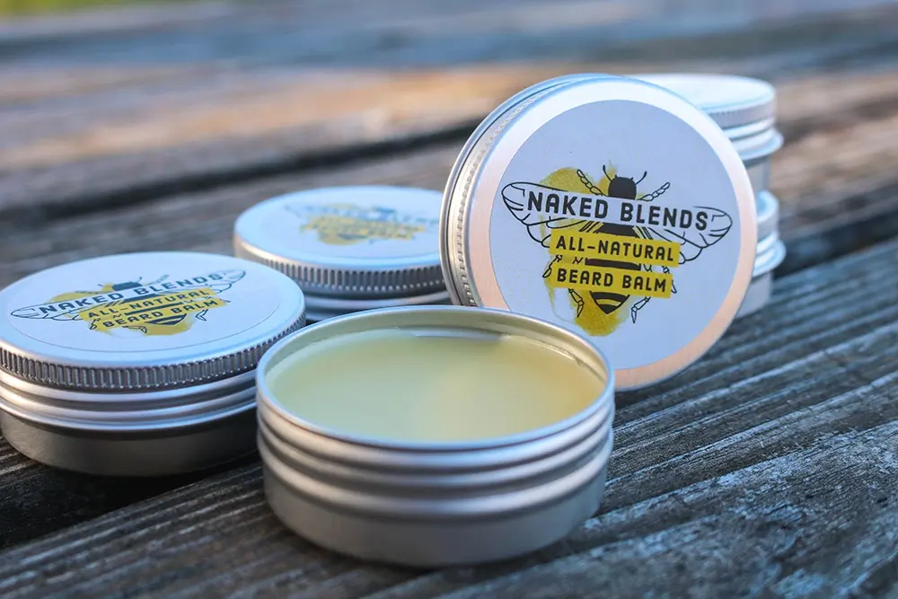 Cedarwood Beard Balm with natural cedarwood scent