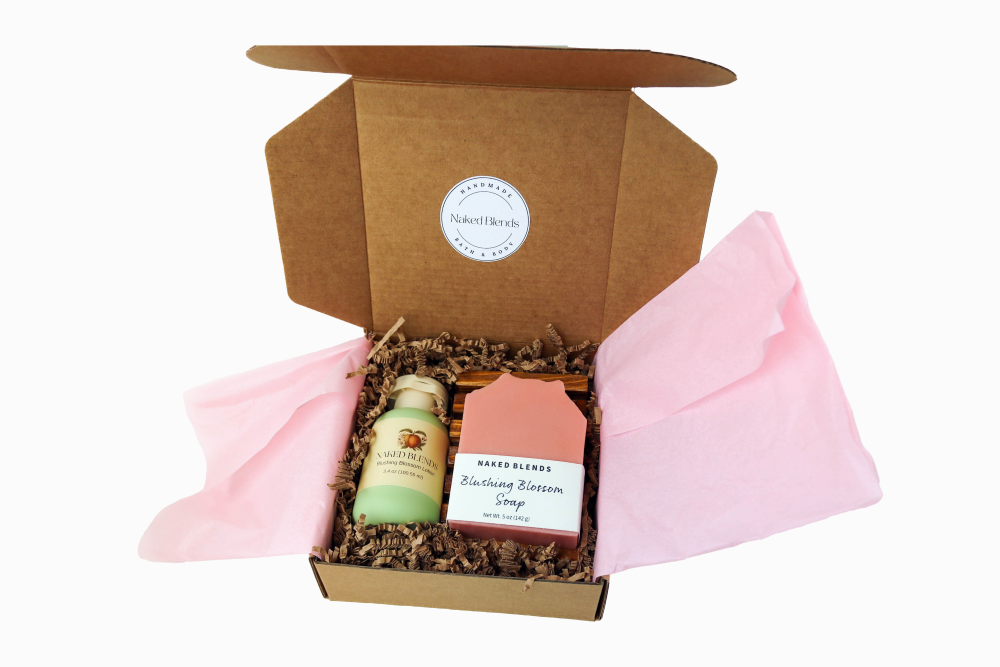 Blushing Blossom Gift Box on The Inside