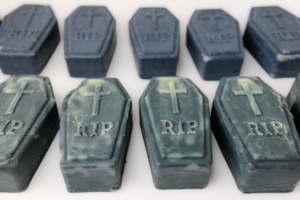 Midnight Haunt Soap Forbidden Fruit and Dark Apple Coffins
